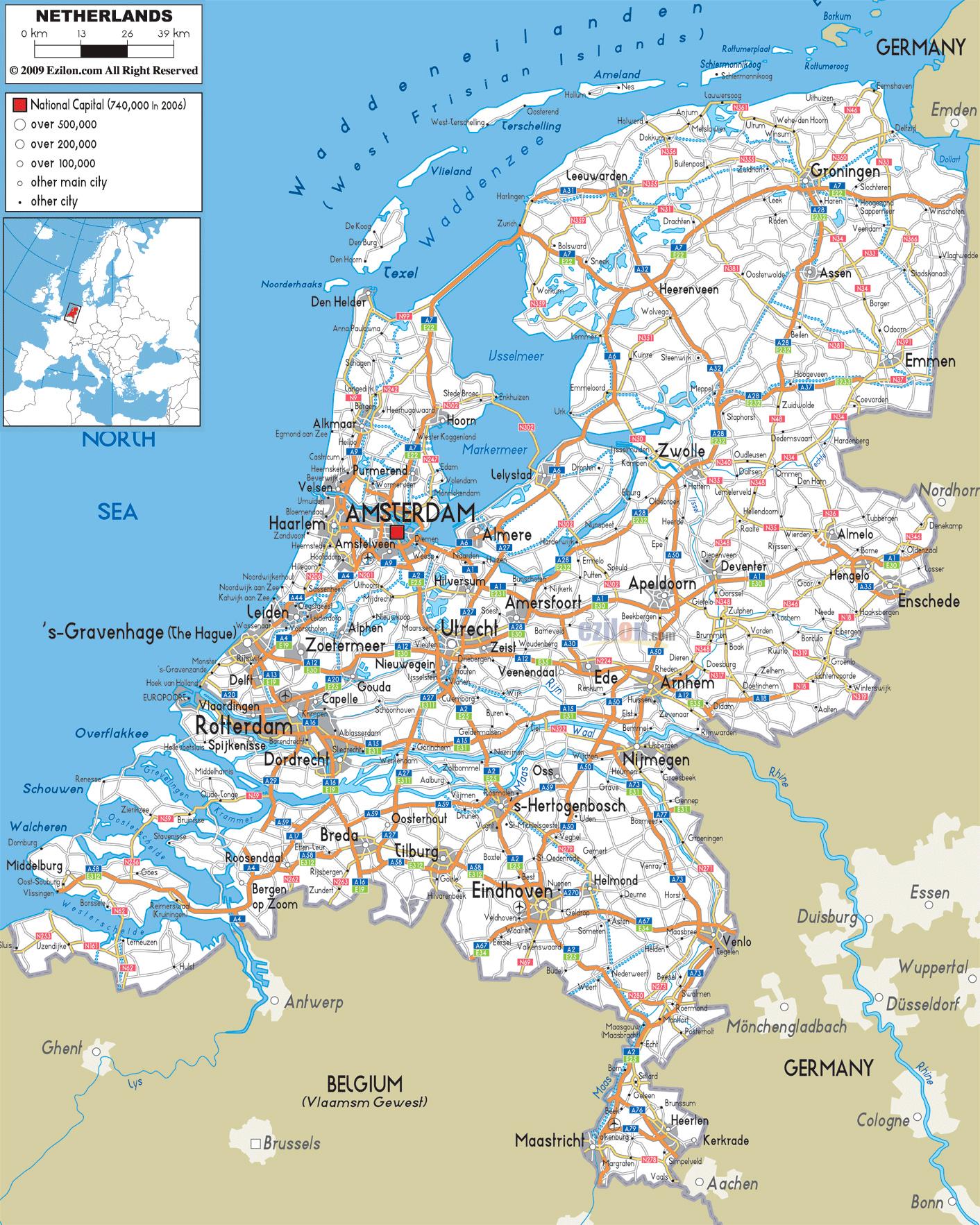 Holland Road Map 