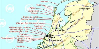 Holland beach mapě