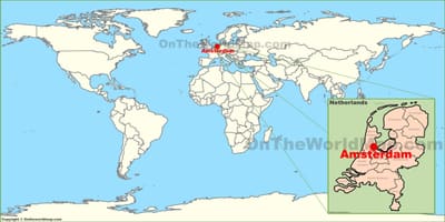 Nizozemsko v mapě světa