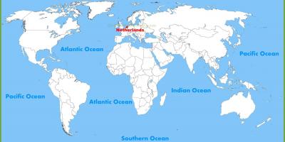 Nizozemsko v mapě světa